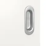 Detailansicht der Oberfläche von Signum 53 Basic Weißlack Schiebetür - Huga