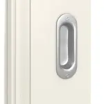 Detailansicht der Oberfläche von Kontur 5 LA 2 Classic Weißlack Schiebetür - Huga