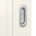 Detailansicht der Oberfläche von Montana 2 ClassicLine Weißlack Schiebetür - Hörmann