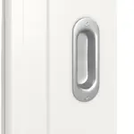 Detailansicht der Oberfläche in RAL 9016 von Lacuna 4 LA Classic Weißlack Schiebetür - Huga