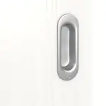 Detailansicht der Oberfläche von Smart 2 quer Basic Durat Pino Weiß Schiebetür - Huga