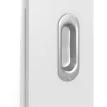 Detailansicht der Oberfläche von Sueno 1 Basic Durat Bütte Weiß Schiebetür - Huga