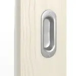 Detailansicht der Oberfläche von Sueno 1 Basic Durat Lärche lasiert Schiebetür - Huga