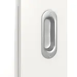 Detailansicht der Oberfläche von Sueno 1 Basic Durat Verkehrsweiß RAL 9016 Schiebetür - Huga