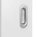 Detailansicht der Oberfläche von Sueno 2 Basic Durat Bütte Weiß Schiebetür - Huga