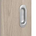 Detailansicht der Oberfläche von Sueno 2 Basic Durat Eiche grau Schiebetür - Huga