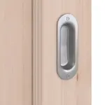 Detailansicht der Oberfläche von Typ 02-02 Fichte Massivholz Schiebetür - Kilsgaard