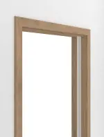 Detailansicht von Schiebetürsystem in der Wand laufend PortaLit-CPL Trend Eiche Adria Ei 767 - Westag