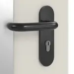 Detailansicht der Oberfläche von Innentür-Set Stahl mit Feuerschutzfunktion T90-1 FSA-62 mit Rechteckverglasung Ausschnitt 3 inkl. Blockzarge - Teckentrup