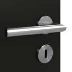 Detailansicht der Oberfläche von GARANT Wärmeschutztür 0901-60 Black Resopal