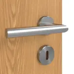 Detailansicht der Oberfläche von GARANT Wärmeschutztür Eiche Premium GCK08