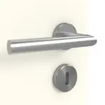 Detailansicht der Oberfläche von GARANT Wärmeschutztür W980ST15 Platinweiß GHK08