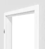 Detailansicht von Esche Weiß ES 242 PortaLit Zarge (Rundkante) - Westag