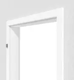 Detailansicht von Esche Weiß ES 242 GetaLit Zarge (Rundkante) für Brandschutztür - Westag