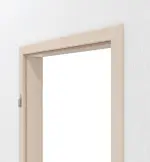 Detailansicht von Zarge Akazie hell CPL mit runder Kante - Classen