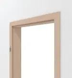 Detailansicht von Zarge Nova Ahorn Lamikor Typ 4 mit runder Kante - Kilsgaard