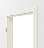 Detailansicht von Profilzarge Weißlack RAL 9010 - Kilsgaard