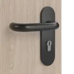 Detailbild der Oberfläche von Eiche grau Basic Durat Brandschutztür - Huga