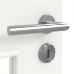 Detailbild der Oberfläche von Weiß RAL 9016 LA 9 Basic Durat Doppelflügeltür inkl. Zarge - Huga