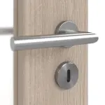 Detailbild Oberfläche von Eiche grau LA 11 Basic Durat Doppelflügeltür inkl. Zarge - Huga