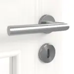 Detailbild Oberfläche von Pino Weiß LA 9 Basic Durat Doppelflügeltür inkl. Zarge - Huga