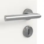 Detailbild der Oberfläche von Weiß RAL 9016 LA 24 Basic Durat Innentür - Huga