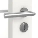 Detailbild der Oberfläche von Weiß RAL 9016 LA 27 Basic Durat Innentür - Huga