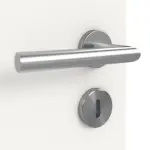 Detailbild der Oberfläche von Weiß RAL 9016 LA Bullauge Basic Durat Innentür - Huga