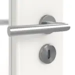 Detailbild der Oberfläche von Weiß RAL 9016 DIN-LA Basic Durat Innentür - Huga