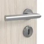 Detailbild der Oberfläche von Eiche lasiert LA Bullauge Basic Durat Innentür - Huga