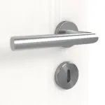 Detailbild der Oberfläche von Pino Weiß LA Bullauge Basic Durat Innentür - Huga