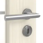 Detailbild der Oberfläche von Lärche lasiert DIN-LA Basic Durat Innentür - Huga