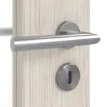 Detailbild der Oberfläche von Eiche lasiert DIN-LA Basic Durat Innentür - Huga