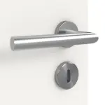 Detailbild der Oberfläche von Weiß ähnlich RAL 9016 LA Bullauge Basic Lack Innentür - Huga