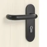 Detailbild der Oberfläche von Lärche lasiert Basic Durat Rauchschutztür - Huga