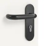 Detailbild der Oberfläche von Weiß ähnlich RAL 9016 Basic Durat Rauchschutztür - Huga