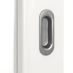 Detailbild der Oberfläche von Weiß RAL 9016 LA 27 Basic Durat Schiebetür - Huga