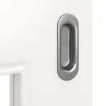 Detailbild der Oberfläche von Weiß RAL 9016 LA 9 Basic Durat Schiebetür - Huga