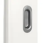 Detailbild der Oberfläche von Weiß RAL 9016 DIN-LA Basic Durat Schiebetür - Huga