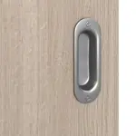 Detailbild der Oberfläche von Eiche grau Basic Durat Schiebetür - Huga