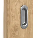 Detailbild der Oberfläche von Asteiche LA 11 Basic Durat Schiebetür - Huga