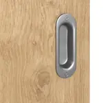 Detailbild der Oberfläche von Asteiche LA 24 Basic Durat Schiebetür - Huga