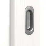 Detailbild der Oberfläche von Pino Weiß LA 27 Basic Durat Schiebetür - Huga