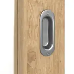 Detailbild der Oberfläche von Asteiche LA 27 Basic Durat Schiebetür - Huga