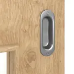 Detailbild der Oberfläche von Asteiche LA 9 Basic Durat Schiebetür - Huga