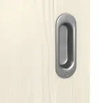 Detailbild der Oberfläche von Lärche lasiert LA Bullauge Basic Durat Schiebetür - Huga