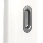 Detailbild der Oberfläche von Pino Weiß DIN-LA Basic Durat Schiebetür - Huga