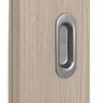 Detailbild der Oberfläche von Eiche grau DIN-LA Basic Durat Schiebetür - Huga