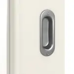 Detailbild der Oberfläche von Weiß ähnlich RAL 9010 LA 11 Basic Lack Schiebetür - Huga