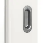 Detailbild der Oberfläche von Weiß ähnlich RAL 9016 LA 11 Basic Lack Schiebetür - Huga